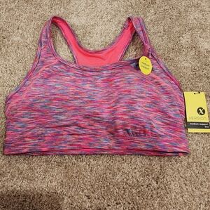 Xersion Women's Pink Racerback Sports Bra